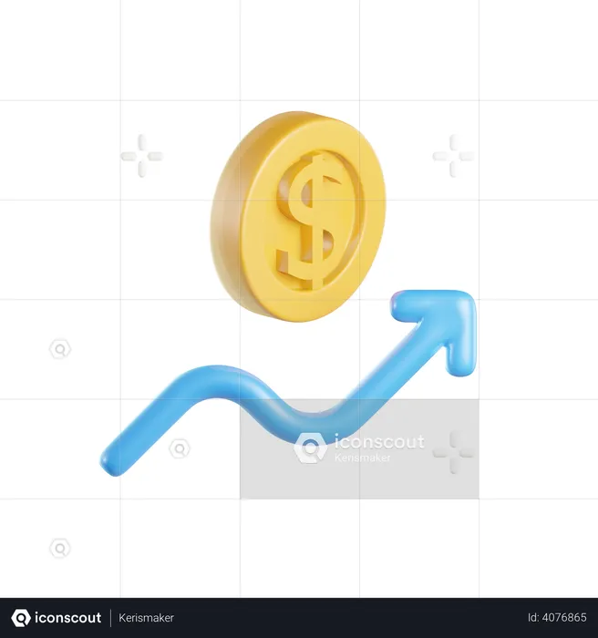 Profit  3D Icon