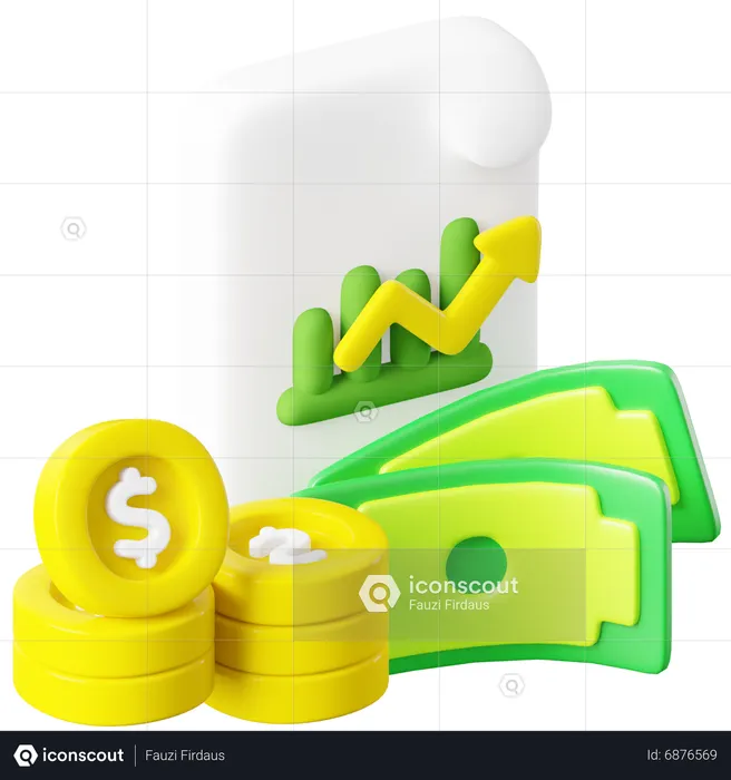 Profit  3D Icon