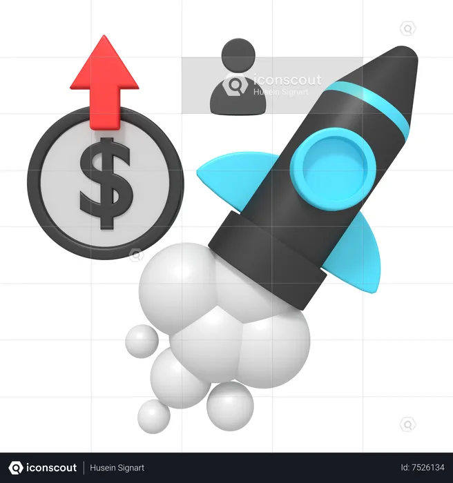Profit Growth Emoji 3D Icon