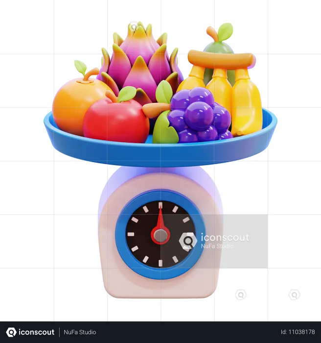 Programa de dieta  3D Icon