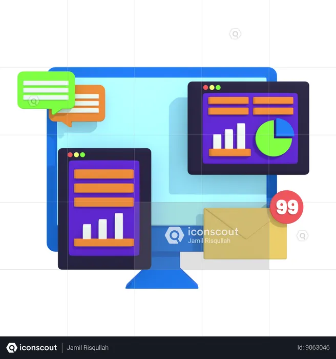 Programa de inicialização  3D Icon