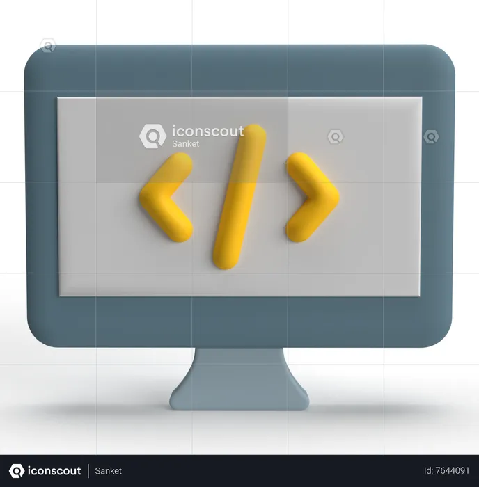 Programación web  3D Icon