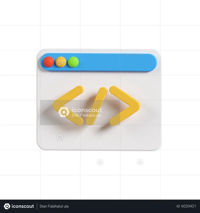 Programmation Web  3D Icon