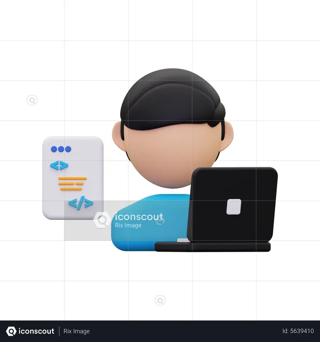 Programmer  3D Icon