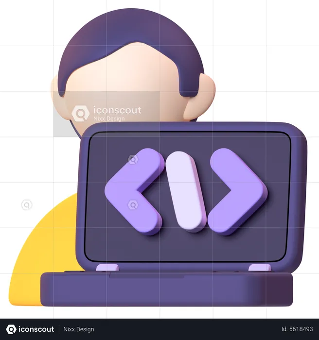 Programmer  3D Icon