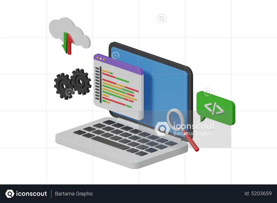 Programming  3D Icon