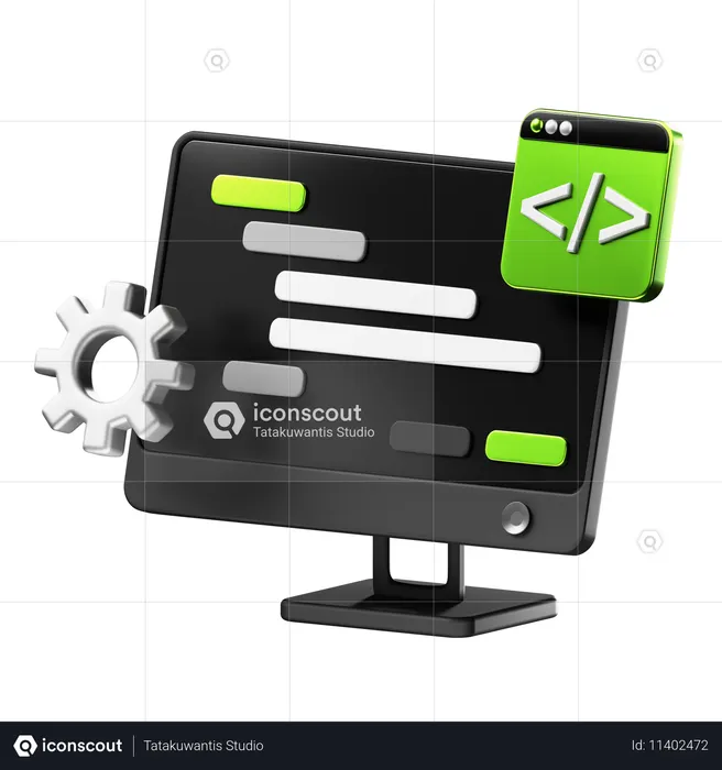 Programming  3D Icon