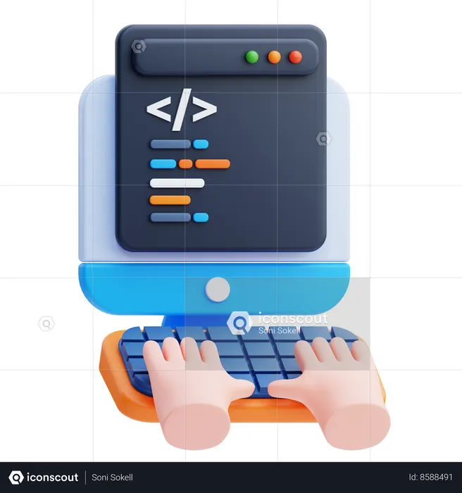 Programming  3D Icon