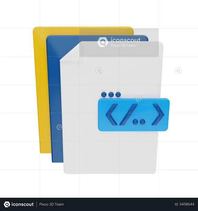 Programming File  3D Illustration