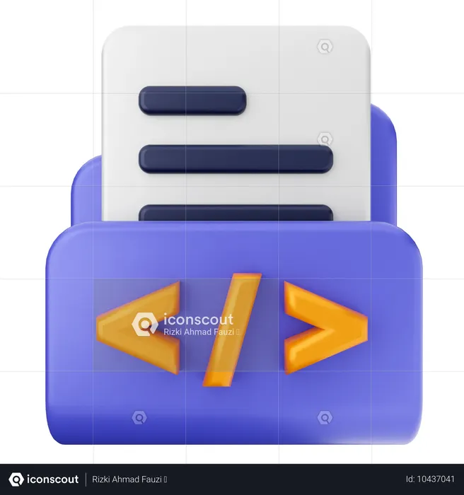 Programming Folder  3D Icon