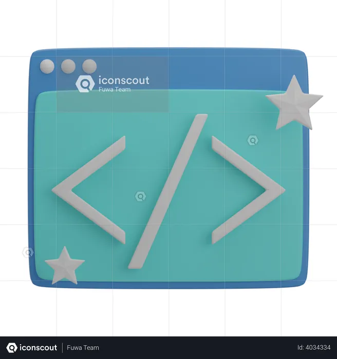 Programming Language  3D Illustration