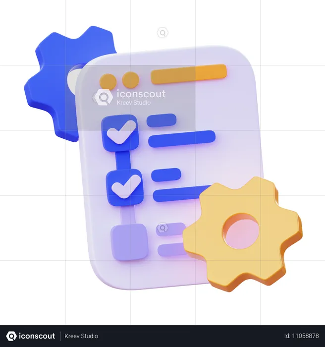 Progrès  3D Icon