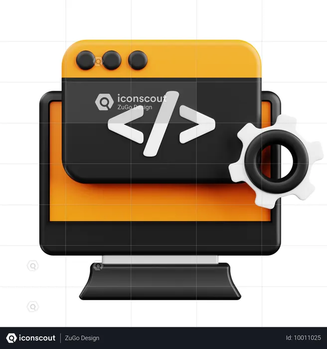 Progresso da manutenção da web  3D Icon