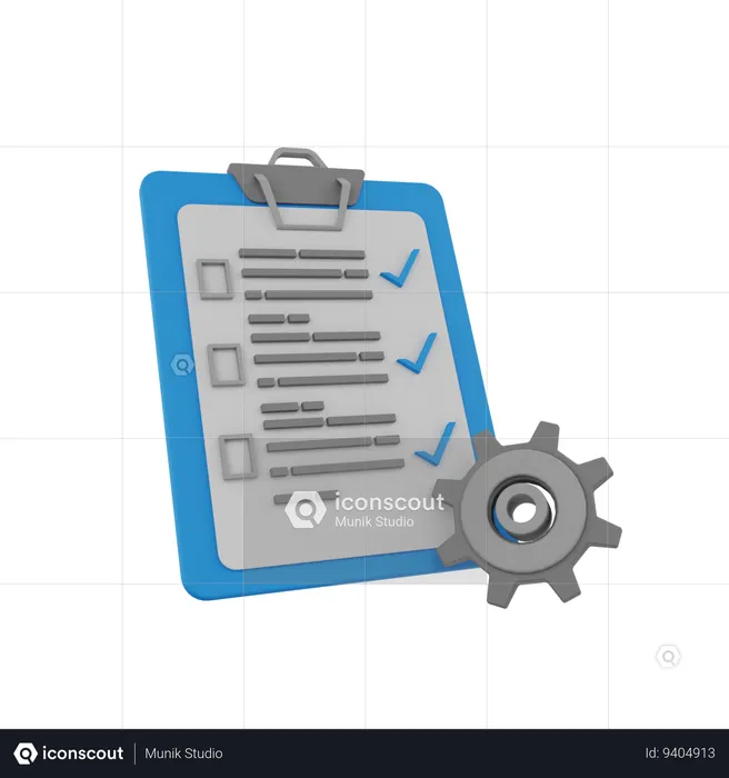Project Management  3D Icon