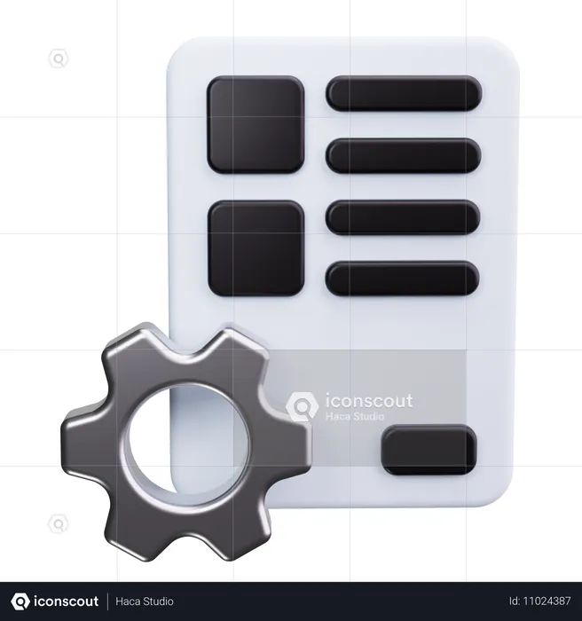 Project Management  3D Icon