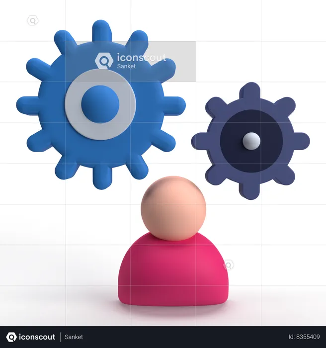 Project Manager  3D Icon