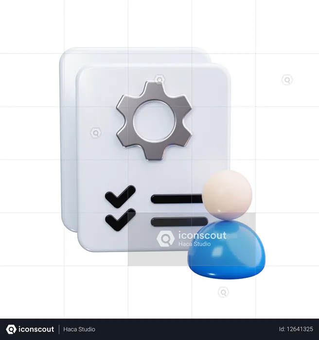 Project Planning  3D Icon