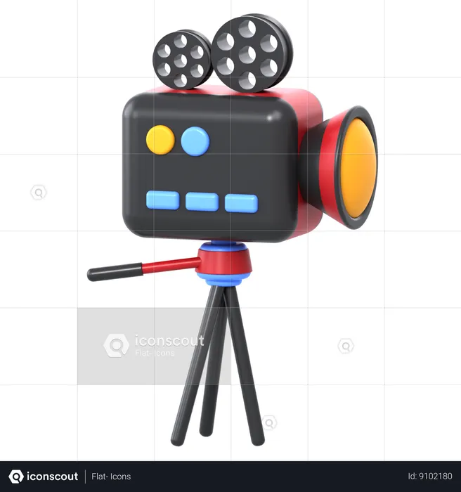 Projecteur de film  3D Icon