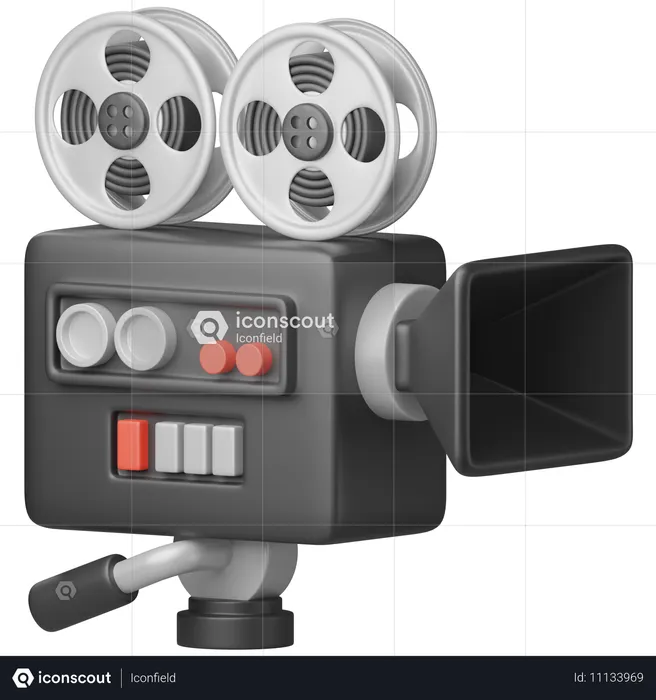 Projecteur de film  3D Icon