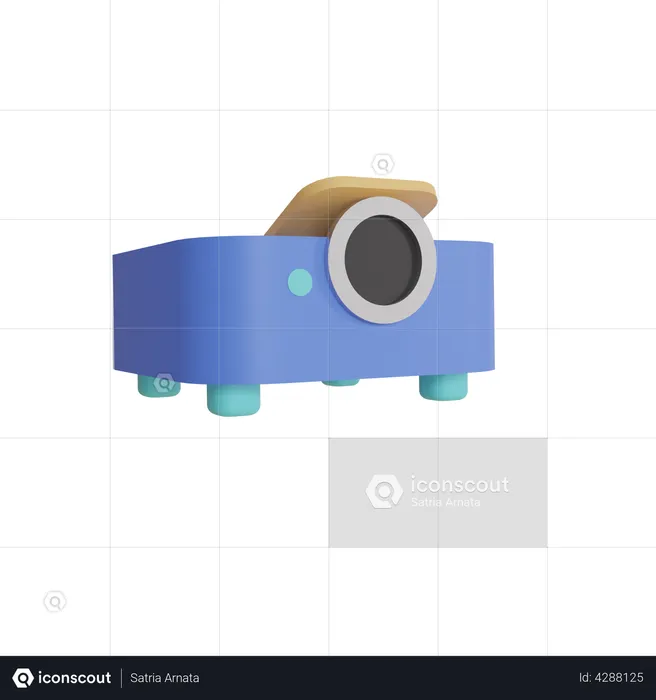 Projector  3D Illustration