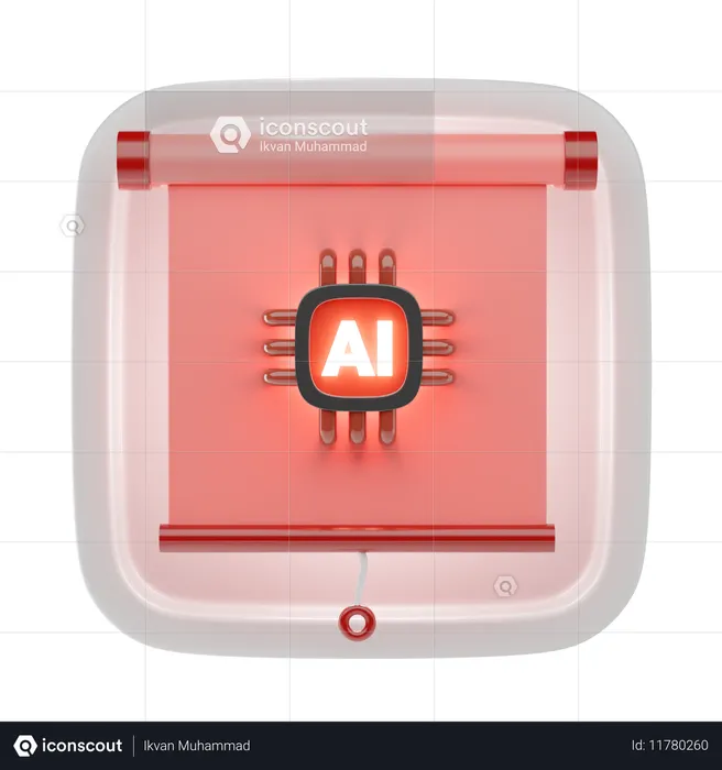 Leinwand  3D Icon