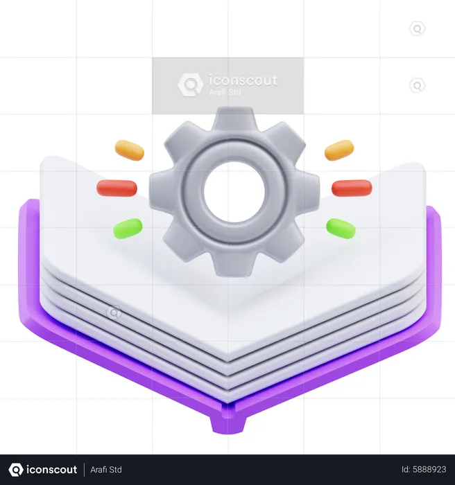 Leitfaden zum Projektmanagement  3D Icon