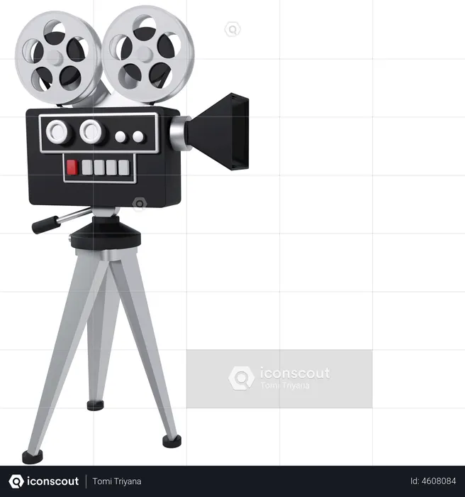 Projetor de filme  3D Icon