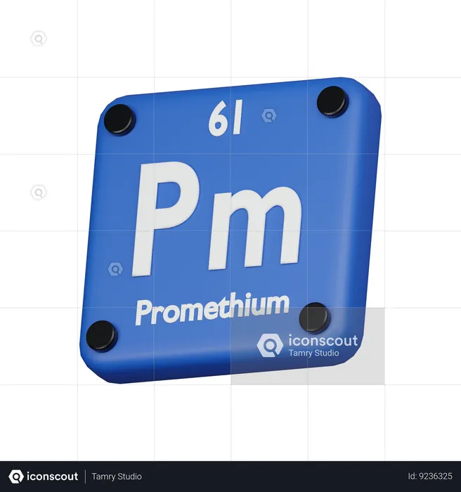 Promethium  3D Icon
