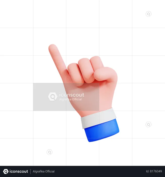 Promise Gesture  3D Icon