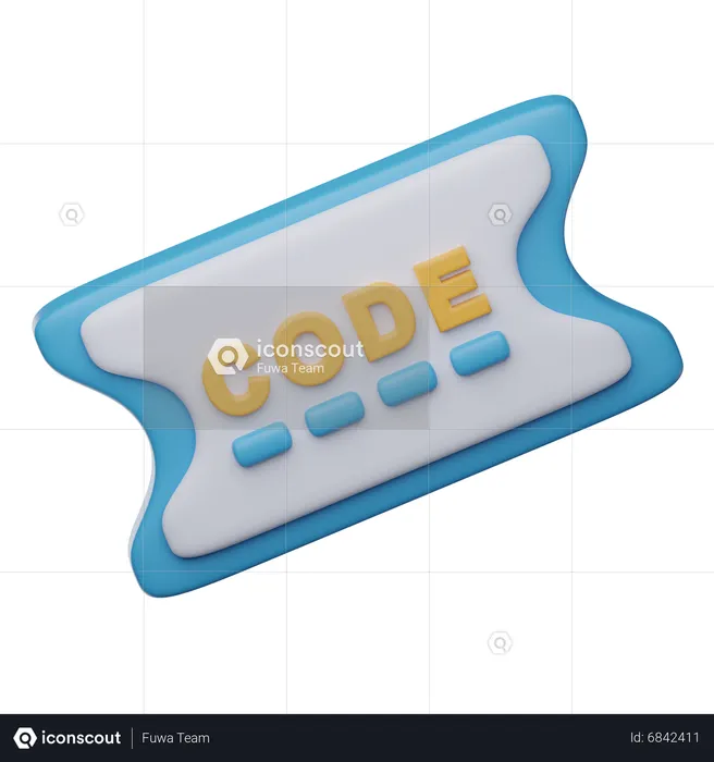 Promo Code  3D Icon