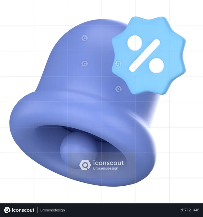 Promo notification  3D Icon