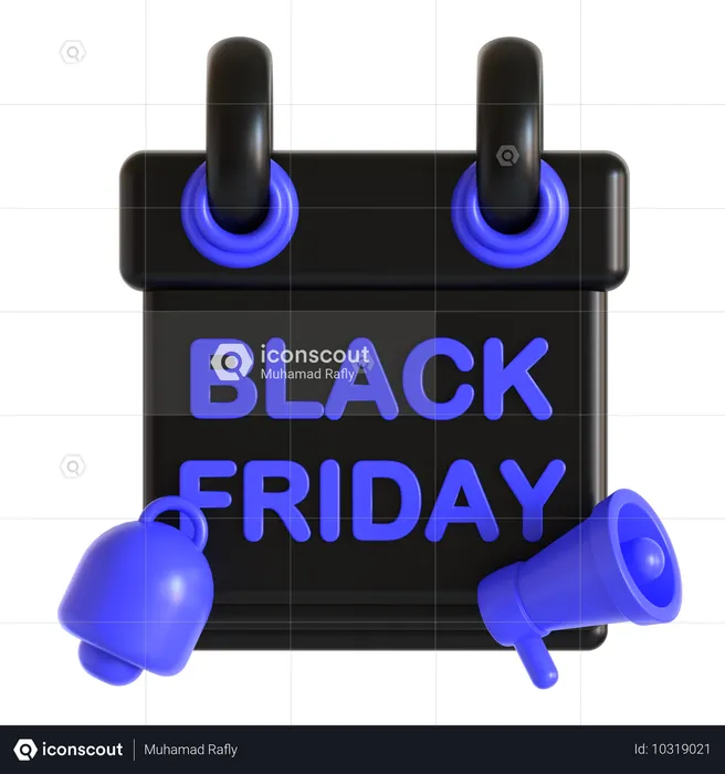 Promoção Black Friday  3D Icon