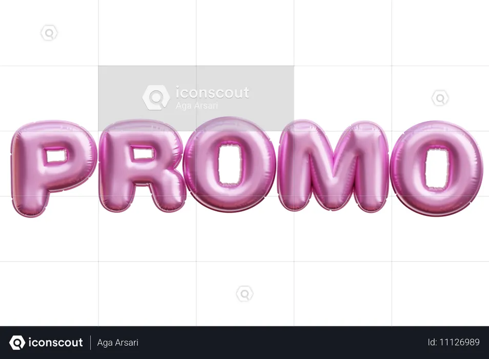 Promoción  3D Icon