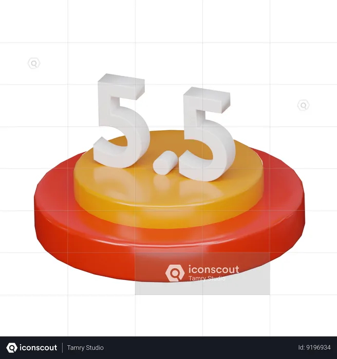 Promoción 5.5  3D Icon