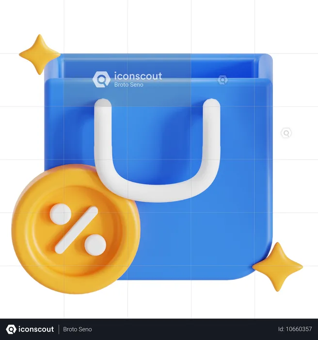 Promoción de compras  3D Icon