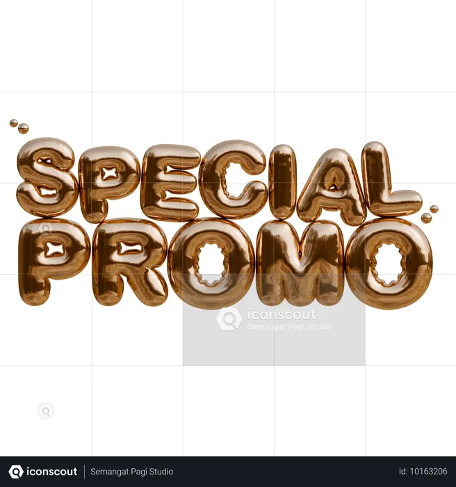 Promoción especial  3D Icon