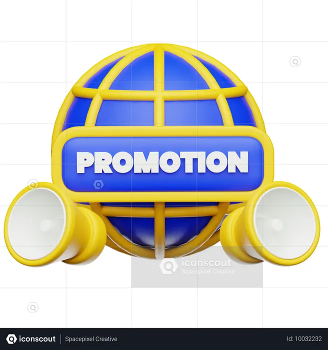 Promotion  3D Icon