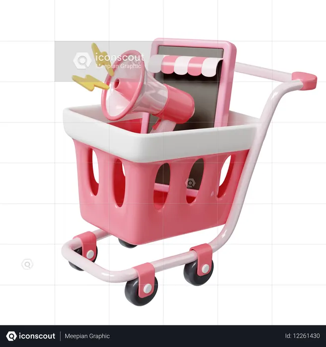 Promotion d'achats  3D Icon