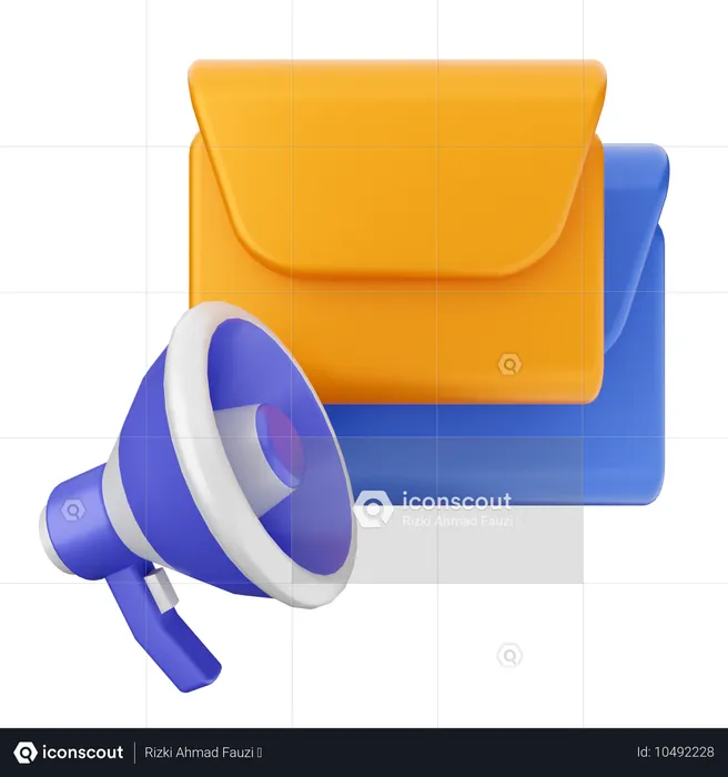 Promotion Email Message  3D Icon