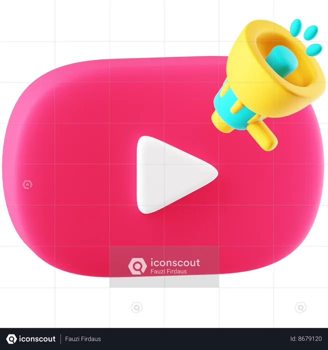 Promotion Video  3D Icon