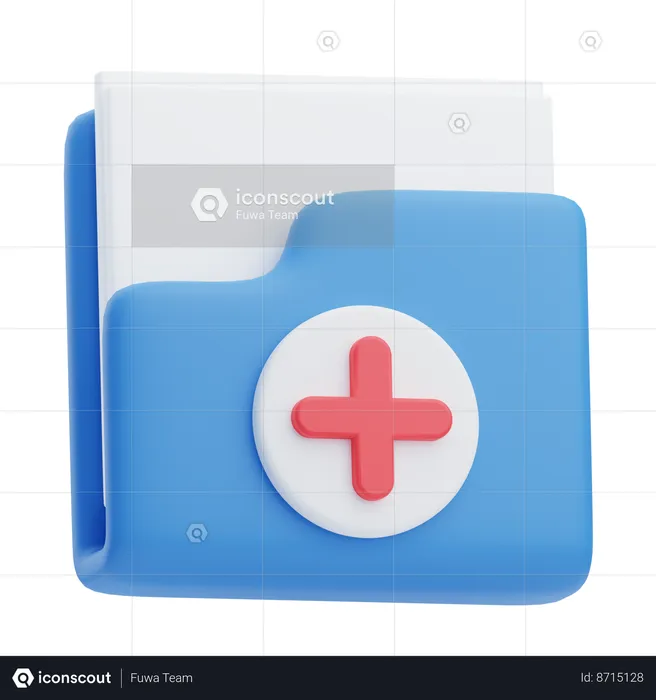 Registo médico  3D Icon