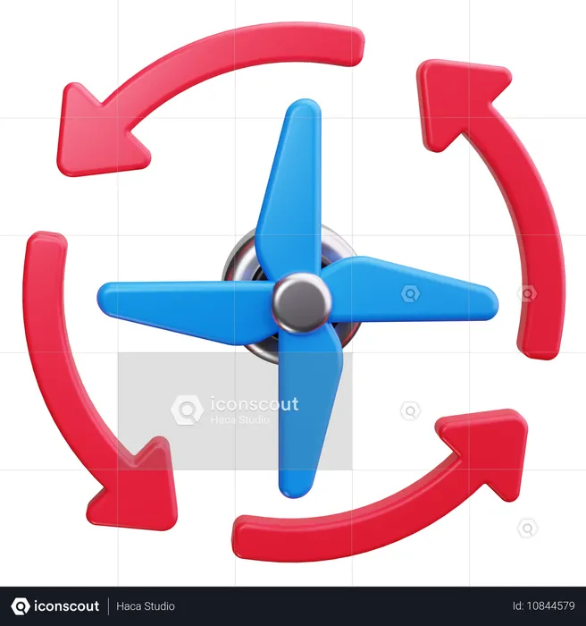 Propeller  3D Icon