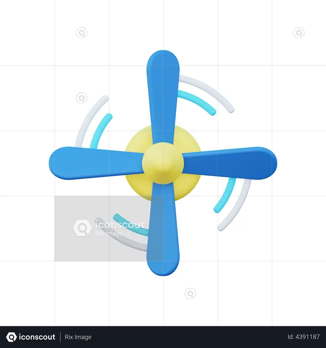 Propeller  3D Illustration