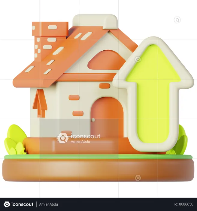 Property Growth  3D Icon