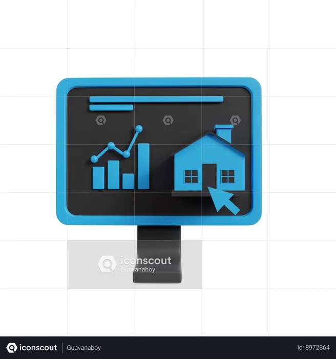 Property Growth  3D Icon
