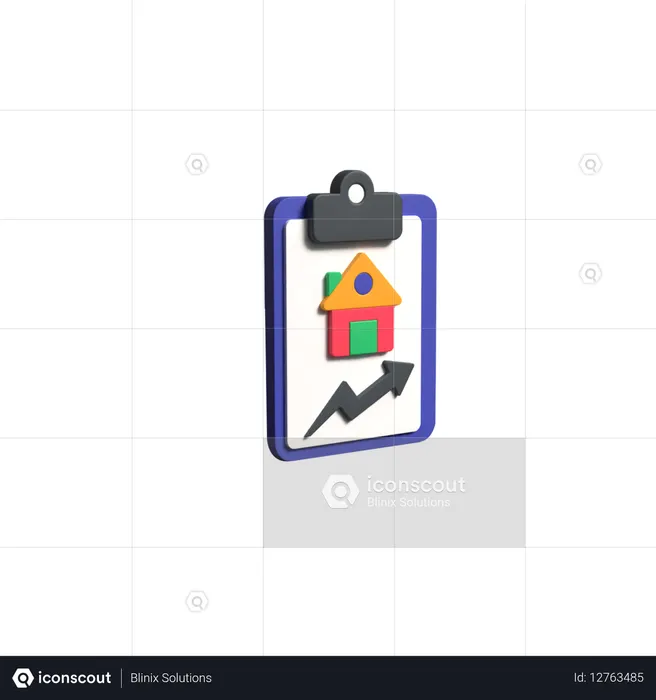 Property Growth  3D Icon