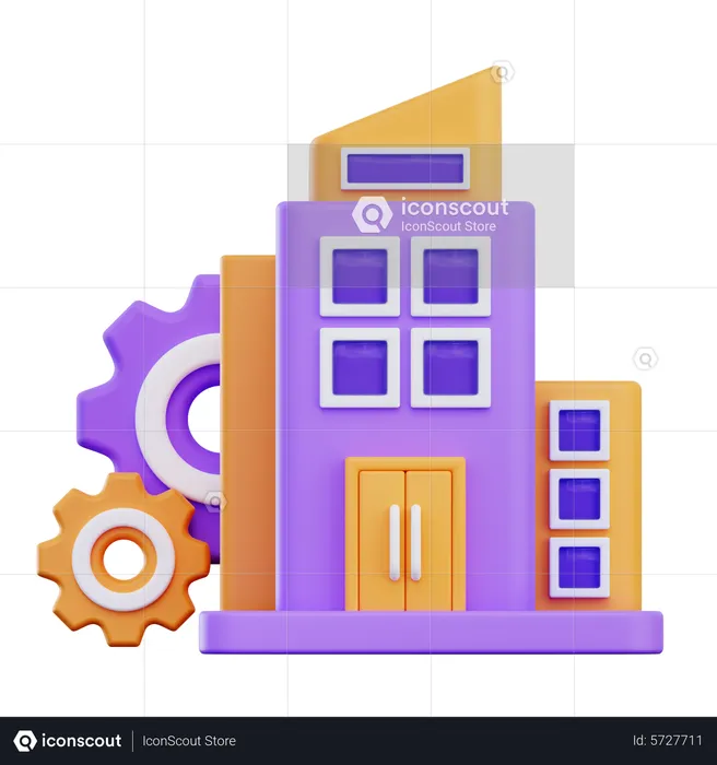 Property Management  3D Icon