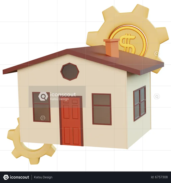 Property management  3D Icon