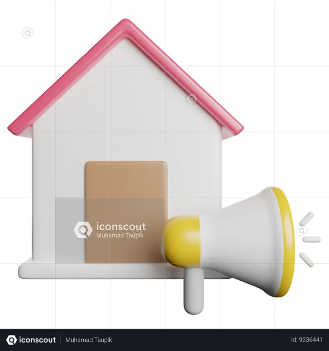 Property Marketing  3D Icon