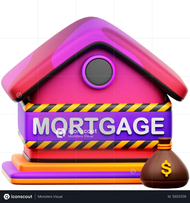Property Mortgage  3D Icon